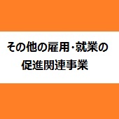 その他の雇用・就業の促進関連事業