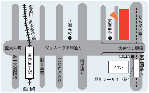 城南センター地図