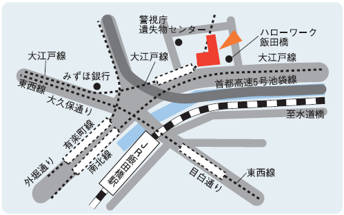 中央・城北センター地図