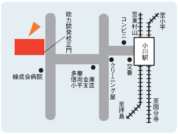 東障校地図