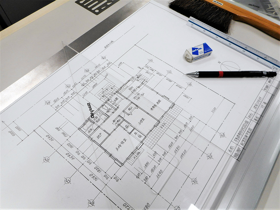 建築ＣＡＤ科の訓練風景イメージ２