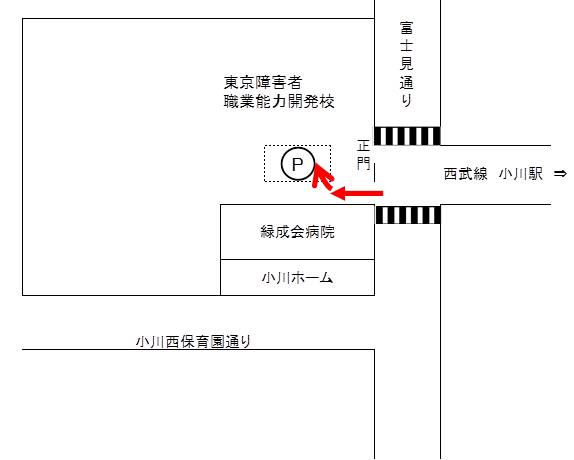 車輌動線図