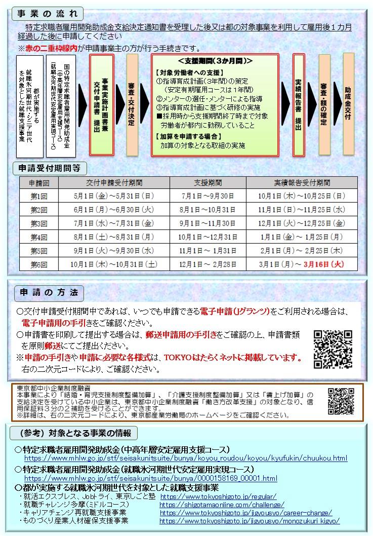 令和8年度就職氷河期世代等安定就業サポート助成金リーフレット画像