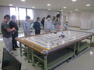 ライントレース走行大会 東京都立城東職業能力開発センター 江戸川校