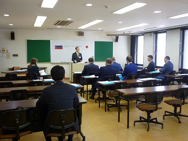 ロシアノヴゴロド州視察団見学会の様子①