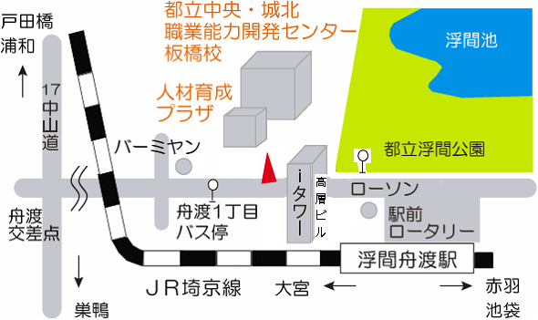 板橋校地図